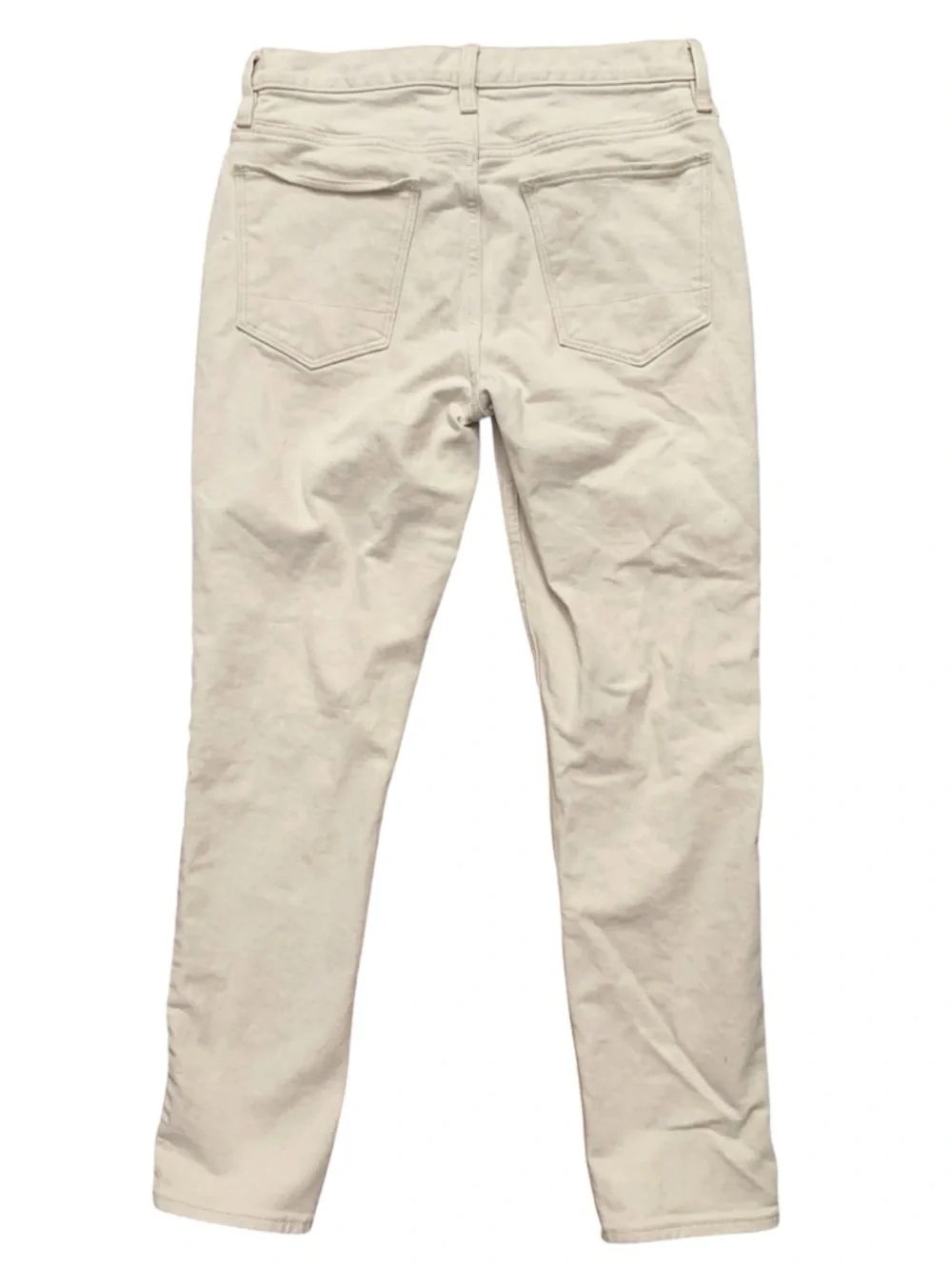 Banana Republic Travel Jeans Mens 31x30 Slim Fit Stretch 5-Pockets Cream White - Picture 2 of 6